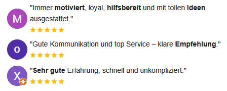 Kunden von Website-Service im Bereich Programmierung und Intranet