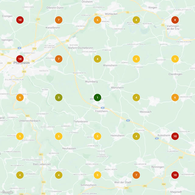 Rapport d'analyse géographique SEO local