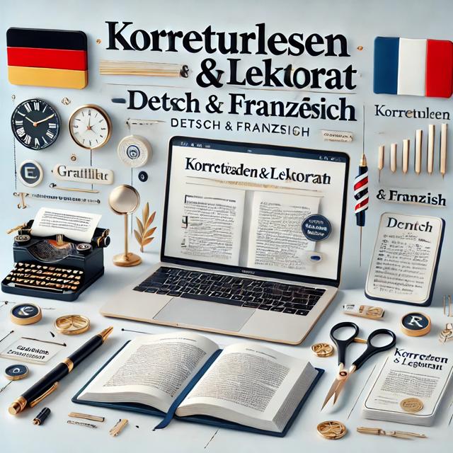 Korrekturlesen und Lektorat auf Deutsch und Französisch